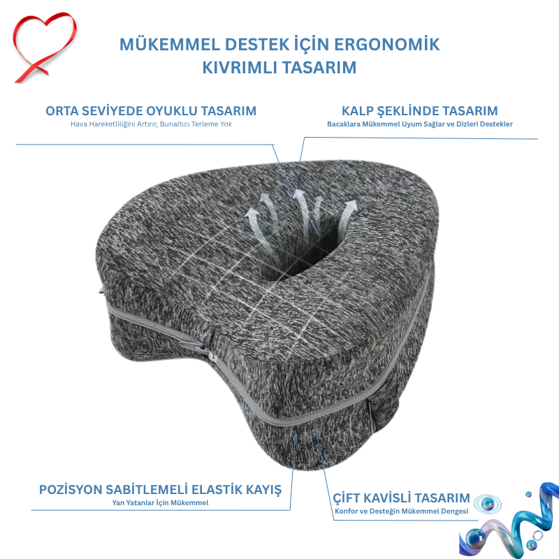 BelKonfor Ortopedik Omurga Destek Yastığı