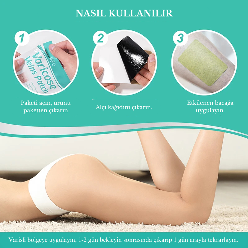 VenaRelief™ Varis Bandı – Doğal Rahatlama, Pürüzsüz Bacaklar