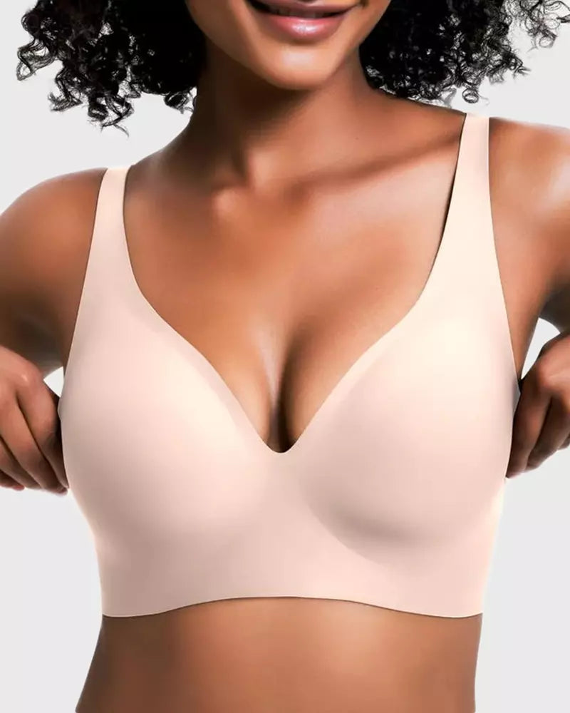 CurveEase™ – Dikişsiz Derin V Kesim Toparlayıcı ve Dikleştirici Sütyen