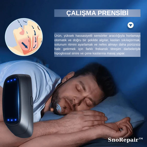 SnoRepair™ | Uyku Apne ve Horlama Önleyici Nörostimülasyon Cihazı