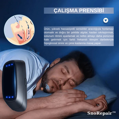 SnoRepair™ | Uyku Apne ve Horlama Önleyici Nörostimülasyon Cihazı